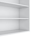 Chinle Wall Cabinet in Melamine with Open Storage