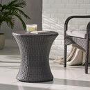 Thrive - Hourglass Rattan Table With No Glass Top by HouseOfZazla