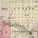 Vintage Map of Antelope County, Nebraska 1885