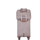 4-Piece Set (16/20/24/28), Softshell Suitcase Spinner Wheels Terylene Luggage Sets Carry On Suitcase Luggage Lightweight Durable Suitcase Khaki