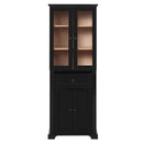 Bathroom Storage Cabinet, Adjustable Shelves & Drawer, Freestanding Tower by Unique Piece Furniture