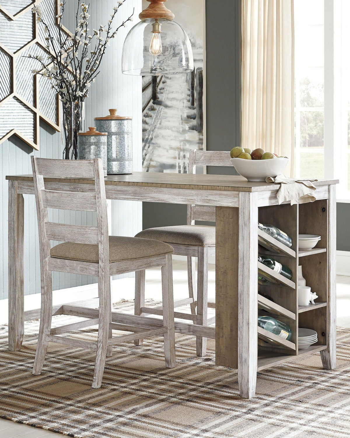 Skempton - Rectangular Counter Table With Storage - White, photo 3 of 7
