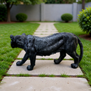 Simulated Black Tiger Resin Garden Statue by HouseOfZazla