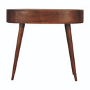 Rounded Writing Desk - Chestnut by HouseOfZazla