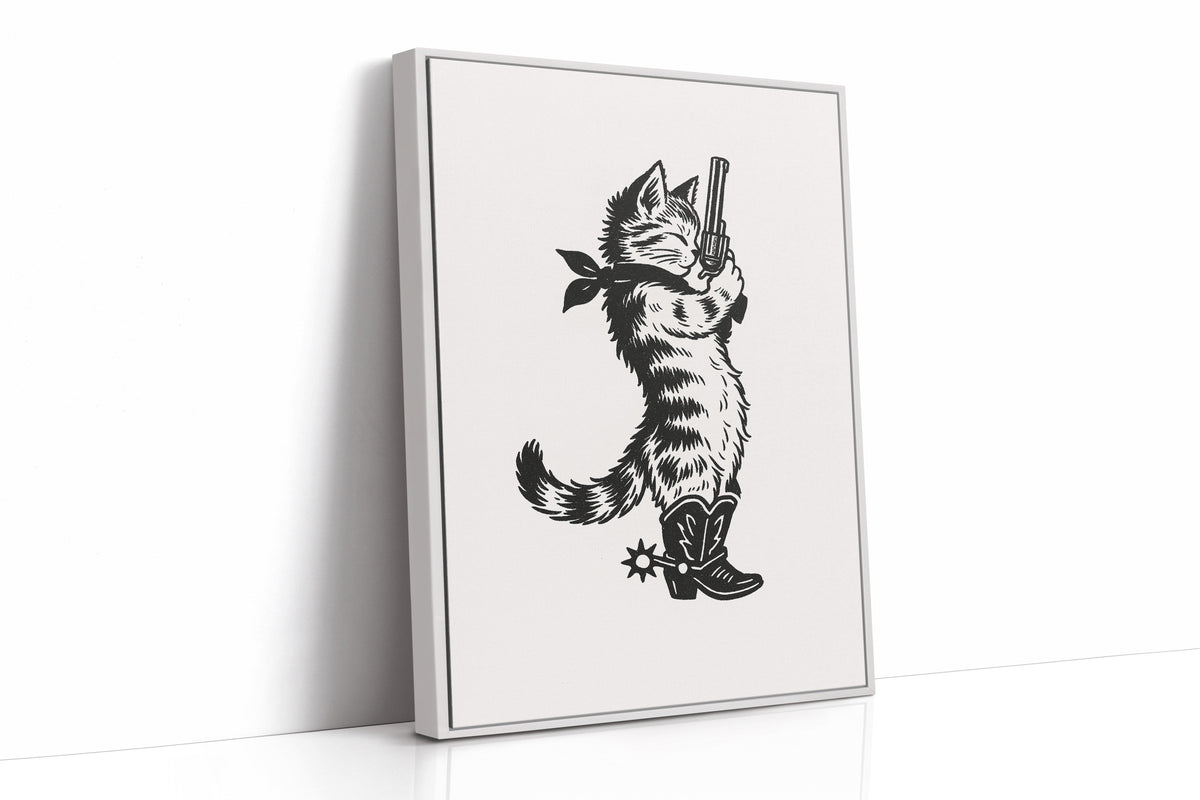 Purrpare for Trouble – Cowboy Cat Sheriff Print, photo 17 of 19