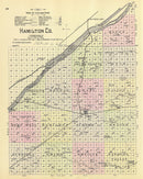 Vintage Map of Hamilton County, Nebraska 1885