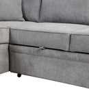 Sleeper Sofa Bed, 2 In 1 Pull Out Sofa Bed L Shape Couch With Storage Ottoman For Living Room, Bedroom Couch And Small Apartment by HouseOfZazla