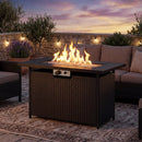 44.5" Propane Fire Pit Table with 50,000 BTU Burner by LJGDeals