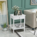 Wooden Nightstand End Table Storage Display by LJGDeals