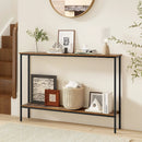 44 Inch Console Table with Shelf with Dual Anti-Tipping Kits by LJGDeals