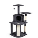 44 Inch Tall Kitten Tower with Condo and 2 Plush Perches by LJGDeals
