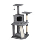 44 Inch Tall Kitten Tower with Condo and 2 Plush Perches by LJGDeals
