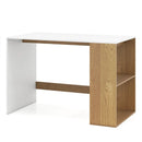 44 Inch Wooden Computer Desk with Bookshelf for Small Space by LJGDeals