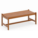 44" Patio Wood Bench Set of by LJGDeals