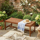 44" Patio Wood Bench Set of by LJGDeals