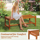 44" Patio Wood Bench Set of by DirectDeals