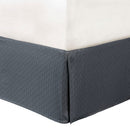 7 Piece Herringbone Comforter Set Grey King