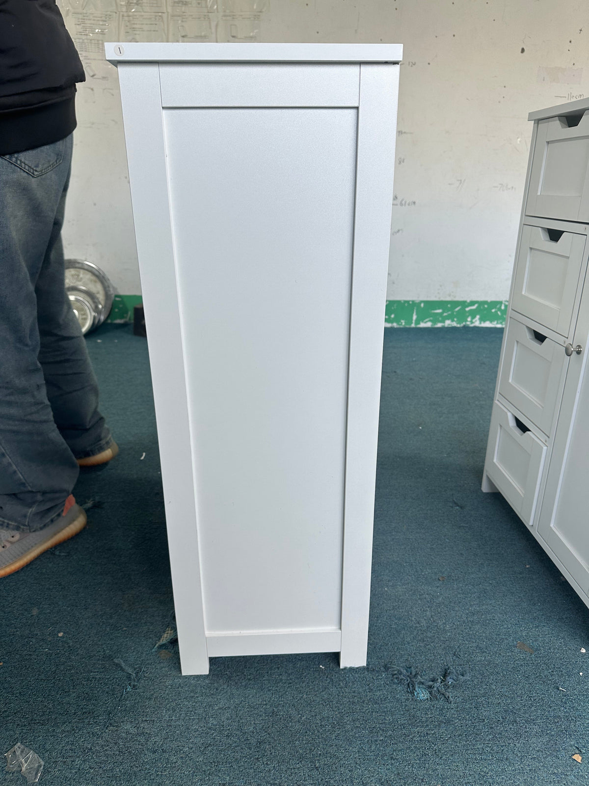Bathroom Storage Cabinet with 4 Drawers and 1 Door, photo 3 of 10