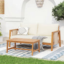 2 Piece Outdoor Loveseat and Coffee Table Set by HouseOfZazla