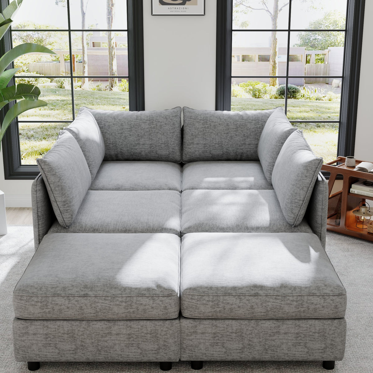 Modular Sectional Sofa, Convertible Sofa Seat With Storage, photo 2 of 10