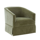 Elm - Skirted Swivel Chair by HouseOfZazla