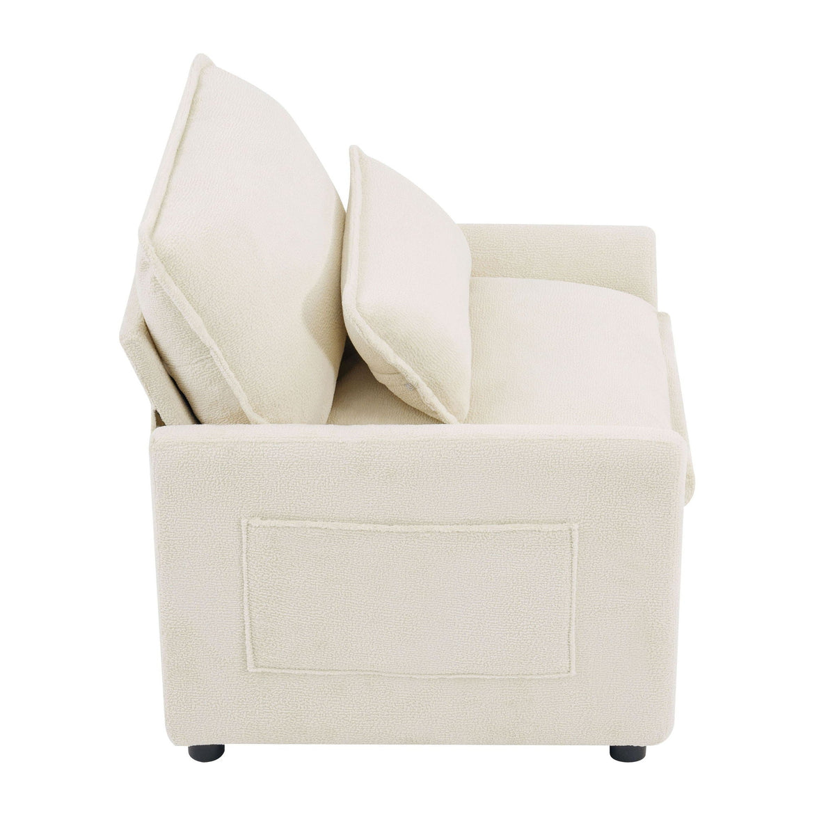 Modern Single Seat Accent Chair With Side Storage Pockets, photo 17 of 40