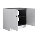 Modern Freestanding Bathroom Vanity With Soft Close Cabinet Doors by HouseOfZazla