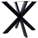 Spider Shaped Steel Table Legs, Metal Dining Table Frame, Heavy Duty Box Section Table Base - Black by HouseOfZazla