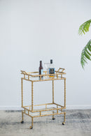 Antique Twig Bar Cart - 23.5x13.5x30"