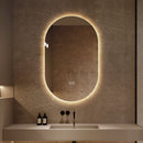 Smart Wall Mounted LED Touch Screen Mirror With Anti-Fog Function And Adjustable Lighting