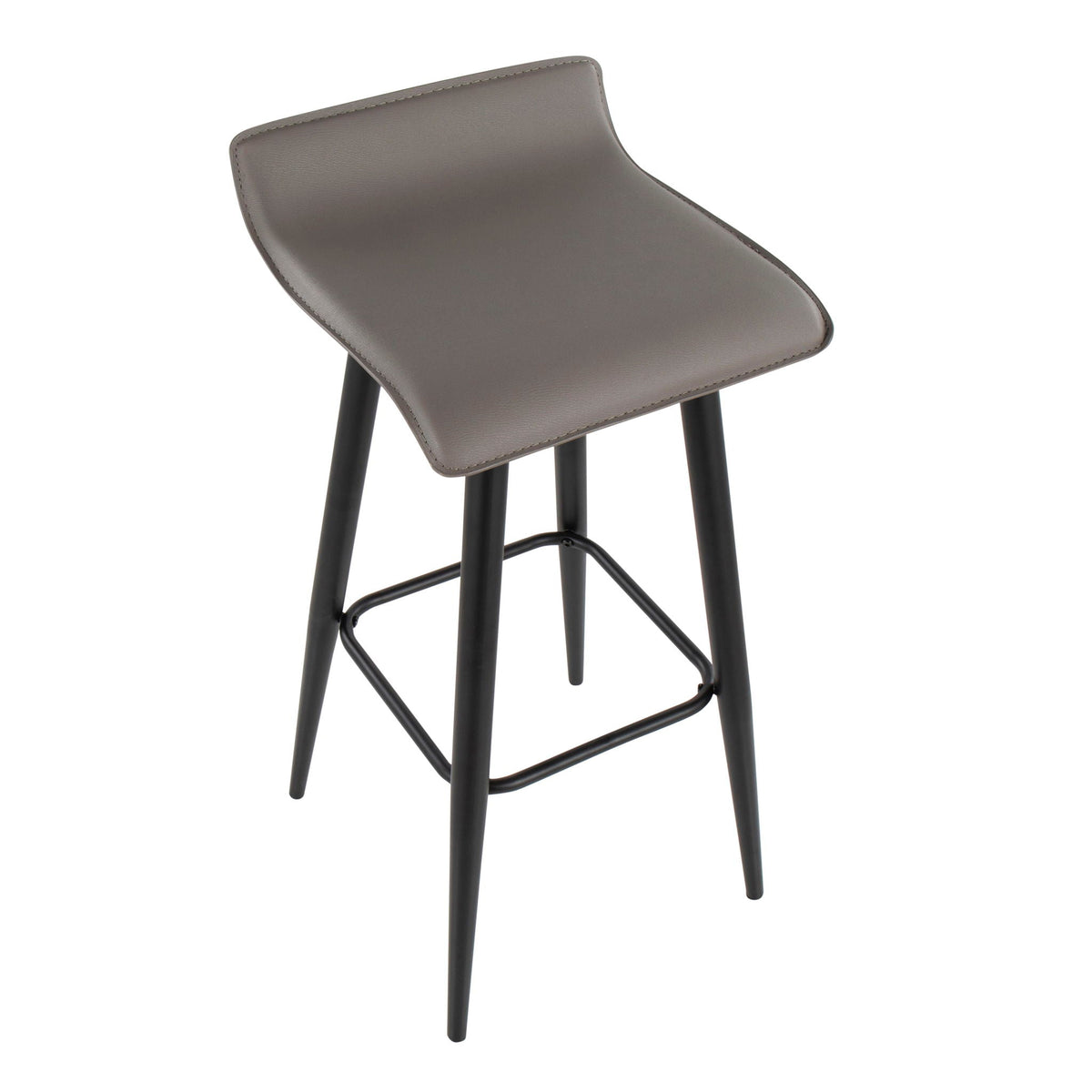 Ale - Contemporary Fixed Height Bar Stool (Set of 2), photo 4 of 20