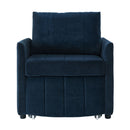 Upholstered Convertible Sleeper Sofa With 5 Position Backrest, Side Pockets, Storage by HouseOfZazla