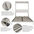 Folding Vertical Murphy Wall Bed by HouseOfZazla