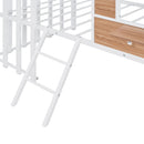 Loft Bed With Roof, Window, Guardrail, Ladder by HouseOfZazla