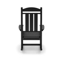 Traditional Porch Rocker Classic HDPE Poly Lumber For Porch, Patio, And Garden Comfort by HouseOfZazla