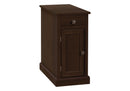 Accent End Table, Storage Drawer, Versatile Design - Espresso by HouseOfZazla