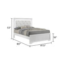 Blaze - Modern Bed With LED Headboard by HouseOfZazla