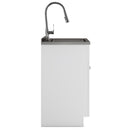 Beckham - Laundry Cabinet & Faucet And Stainless Steel Sink by HouseOfZazla