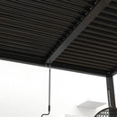 8610J Louver Pergola 10x19ft Aluminum Frame & Louvers