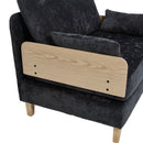 Mid Century Modern Foldable Sofa Bed, 3 In 1 Convertible Sleeper With 3 Pillows by HouseOfZazla