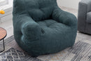 Soft Teddy Fabric Tufted Foam Bean Bag Chair With Teddy Fabric by HouseOfZazla