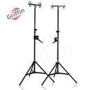 Light Trussing Stands by GRIFFIN - T Adapter DJ Booth Kit & Truss System for Lighting Cans & Speakers - Pro-Audio Stage Platform Hardware Mounting Kit