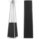 Pyramid Patio Heater 45000 BTU with Cover and Wheels