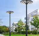 4500W Solar Outdoor Light Round 360° Wide Angle UFO Garden Pole And Wall Street Lights with Remote