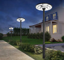 4500W Solar Outdoor Light Round 360° Wide Angle UFO Garden Pole And Wall Street Lights with Remote