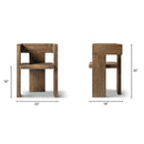 Avenel - Sculptural Block Accent Chair by HouseOfZazla