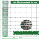 Farm Fence 4ft x 328ft 14-Gauge Heavy Zinc Coating Cattle Fence by HouseOfZazla