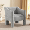 Barrel Accent Chair With Enclosed Arms by HouseOfZazla