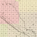 Vintage Map of Pierce County, Nebraska 1885