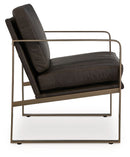 Bradett - Accent Chair - Dark Brown / Gold Finish by Unique Piece Furniture